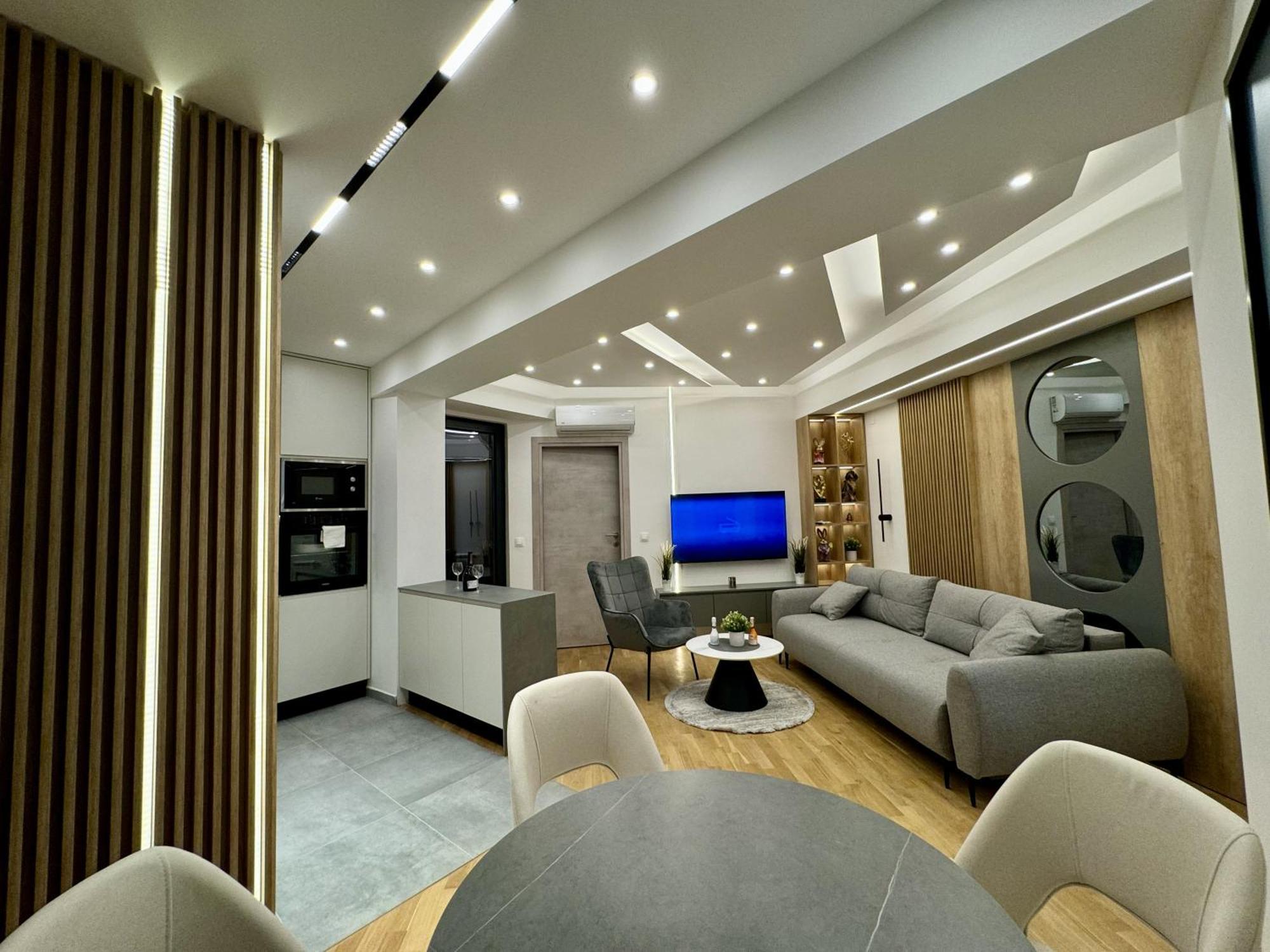 Maria Luxury Apartment Szkopje Kültér fotó